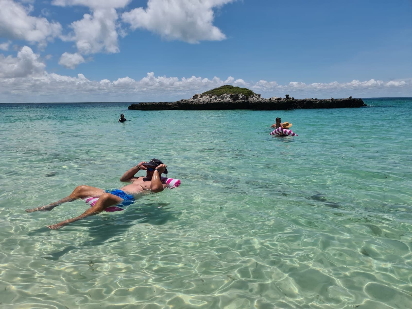 Snorkelling in the warm shallows