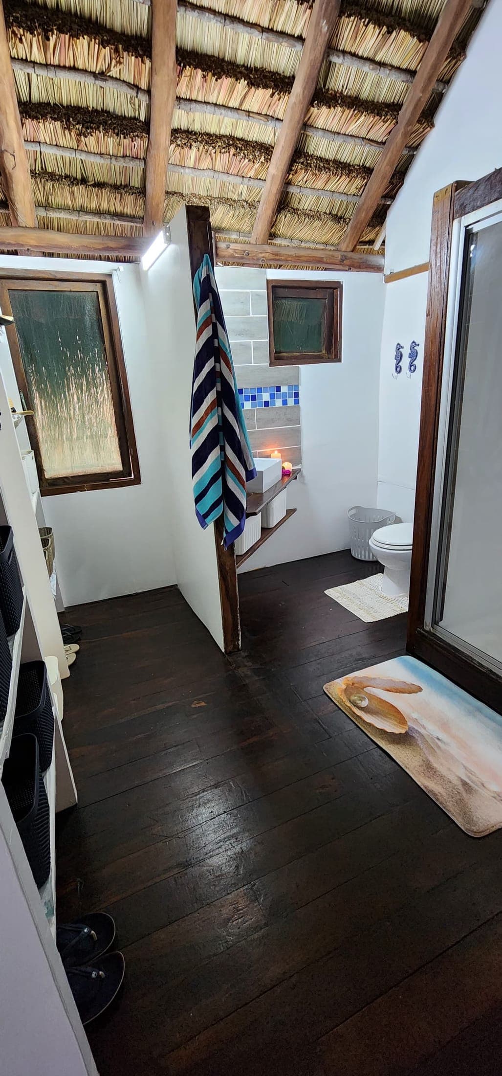 Bathroom with walk-in shower