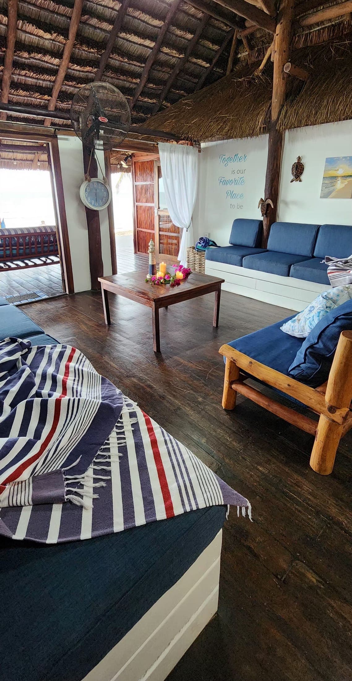 Cozy corner of the lounge